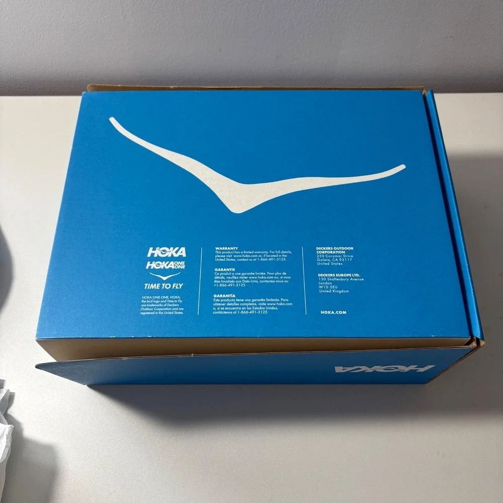 HOKA Empty Replacement BOX ONLY Size 6.5 D Wide Womens Clifton 10 NO SHOES